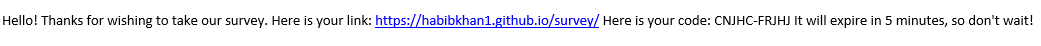 The e-mail